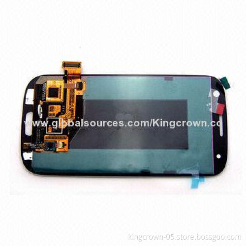 LCD Screen with Touch Digitizer Assembly for Samsung Galaxy S3 i9300, Black/White/Pebble Blue